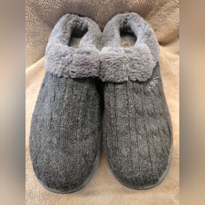 NEW BOB for Skechers KEEPSAKES - ICE ANGEL CHARCOAL Womens Size 10 M Slipper